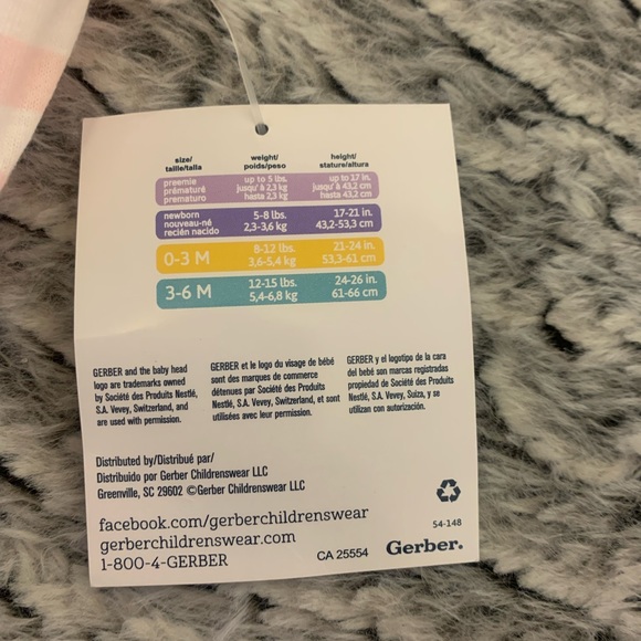 Infant footed onesies - Picture 10 of 10